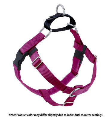 Freedom No-Pull Harness and Leash - Raspberry / Large 1